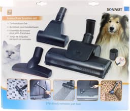 Scanpart stofzuigermonden voor dierenharen 32 en 35 mm - Voor het verwijderen van honden en katten haar - Cat and dog - Borstelset - Geschikt voor AEG Bosch Electrolux Miele Moulinex Nilfisk Philips Rowenta Siemens - Universeel - 3 stuks — thumbnail 9