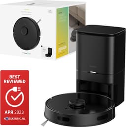Hombli Slimme Robotstofzuiger - LiDAR Navigatie - Dweilen (300 ml) - No-Go Zones Anti-Val Sensor HEPA Filter - Compatibel met Alexa, Google en Siri- Alle vloeren - Zwart — thumbnail 19