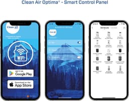 Clean Air Optima® CA-507 Smart + CA-505 Smart - Intelligente HEPA Ionisator Luchtreinigers - 360° Airflow - Extreem stil met sleepmode! <10dB(A)! — thumbnail 6