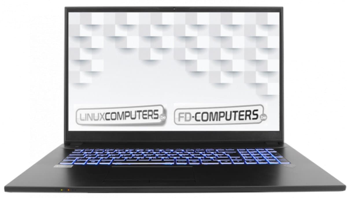 Linux laptop 17,3" | i7-1355U | 16 GB ram | 512 GB SSD | MET DVD-Writer | Linux naar keuze, Ubuntu, Linux Mint, Debian, QWERTY — afbeelding 1
