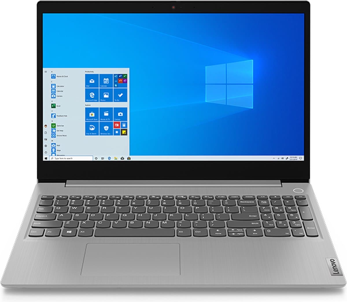 Lenovo IdeaPad 3 15IIL05 Intel® Core™ i5 i5-1035G1 Laptop 39,6 cm (15.6") Full HD 8 GB DDR4-SDRAM 512 GB SSD NVIDIA GeForce MX330 Wi-Fi 5 (802.11ac) Windows 10 Home Grijs — afbeelding 1