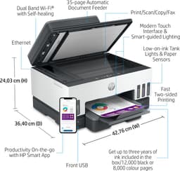 HP Smart Tank 7605 - All-in-One Printer - Inclusief tot 3 jaar inkt - Grijs — thumbnail 20