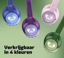 Fresh 'n Rebel Clam Junior - Koptelefoon kind - Kinder koptelefoon met Noise Cancelling - Draadloos (Bluetooth) & Bedraad – Inclusief Aux kabel (1m) - Lucky Lizard — thumbnail 8