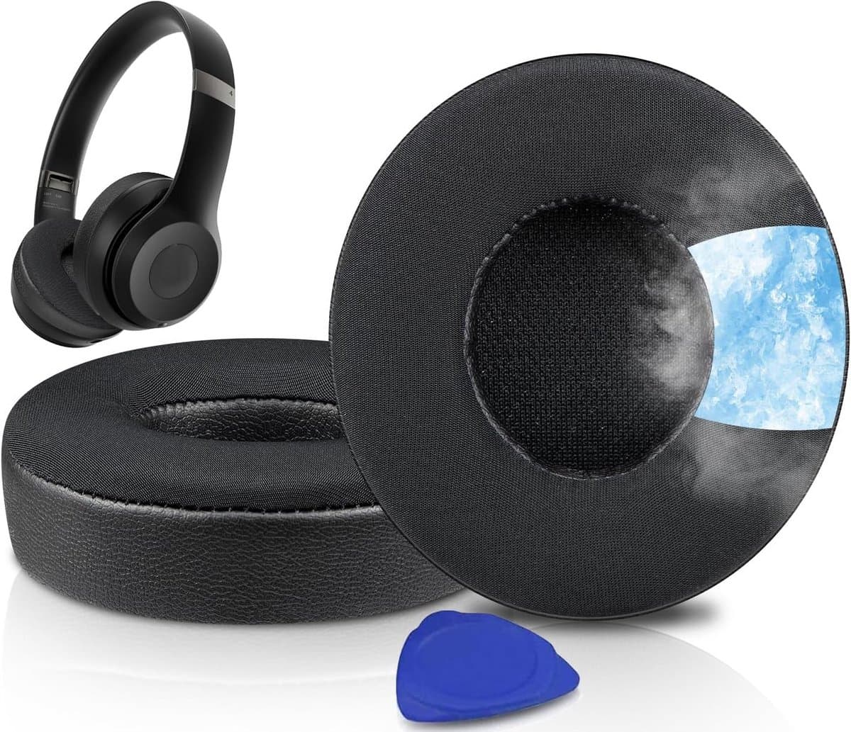 Verkoelende Gel Earpads Vervanging voor Beats Solo 4 On-Ear Koptelefoons — afbeelding 1