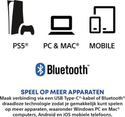 Sony PS5 DualSense Draadloze Controller - Starlight Blue — thumbnail 14