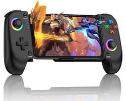 Draadloze Telefoon Controller geschikt voor Nintendo Switch, iPhone, Android, Cloud Streaming (PS5, Xbox Game Pass) - Bluetooth BackBone Draadloos - Turbo + Macro Knoppen - Accessoires