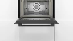 Bosch CMA585GB1 - Serie 6 - Inbouwmagnetron met heteluchtfunctie - 60x45 cm - 44 l - Zwart - Eenvoudig te reinigen met hydrolyse — thumbnail 4