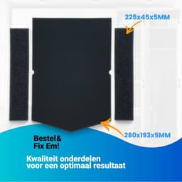 Fixem Filterset Geschikt voor Miele Wasdroger 1x 6057930 + 2x 9688381 - Schuimfilter Droger - 3 Vervangingsfilters - Droger Filterset - Schuimfilter Droger Vervangingsset - Verbeterde Luchtcirculatie — thumbnail 5