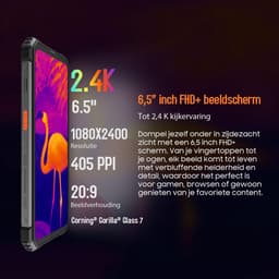 Blackview BV8900 - Robuuste Smartphone - 16GB RAM - 256GB - Warmtebeeldcamera - 6.5 inch - 10000mAh - IP68 Waterdicht - Outdoor Mobiele Telefoon - NFC - GPS - Zwart — thumbnail 11