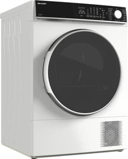 Sharp KDNL2S9W2BE - warmtepomp droger - 12KG - energie label D - 15 programma's - LED trommelverlichting - WIT — thumbnail 3