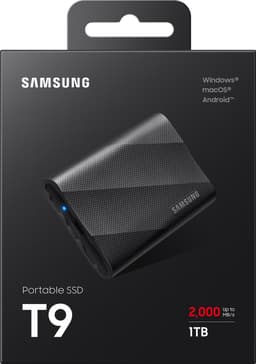 Samsung Portable T9 - Externe SSD - USB C 3.2 - Inclusief USB C en USB A kabel - Geschikt voor iPhone USB C - 1 TB — thumbnail 15