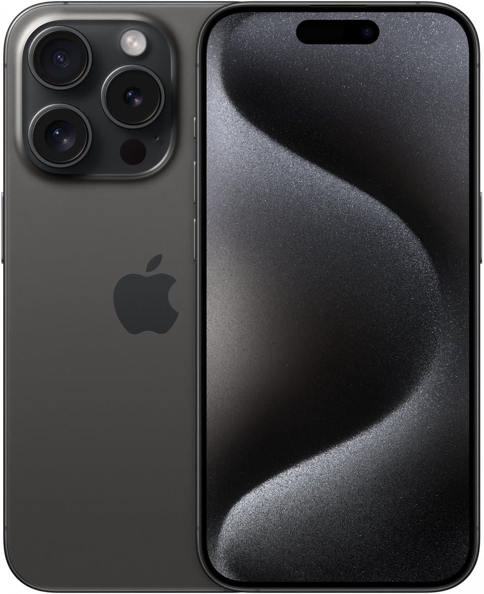 Apple iPhone 15 Pro - 128GB - Zwart Titanium — afbeelding 1