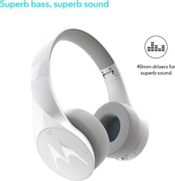 Motorola Pulse Escape - Draaloze Over-ear Bluetooth Koptelefoon - Microfoon - Waterbestendig - Wit — thumbnail 22