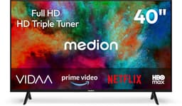 MEDION 100,3 cm (40 inch) Full HD-tv (Smart-TV, HDR, VIDAA Store, Prime Video, Disney+, DAZN, Paramount+, HbbTV, PVR, HD-triple-tuner, MD 840102) — thumbnail 1