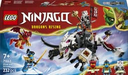 LEGO NINJAGO Zilvar en Grimtak het Drakenbeest Speelgoed Draak voor Kinderen 71863 — thumbnail 1