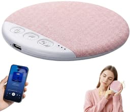 Pillow Speaker, 2026 Nieuwe Bluetooth Kussenluidspreker, Mini Botgeleiding Slaaphulp Met Stereo Bas En Witte Ruis, Ultra-Dunne Stereo Bas, Voor Volwassen Gespecialiseerde Slaapoordopjes, Roze — thumbnail 1