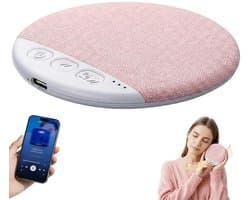 Pillow Speaker, 2026 Nieuwe Bluetooth Kussenluidspreker, Mini Botgeleiding Slaaphulp Met Stereo Bas En Witte Ruis, Ultra-Dunne Stereo Bas, Voor Volwassen Gespecialiseerde Slaapoordopjes, Roze