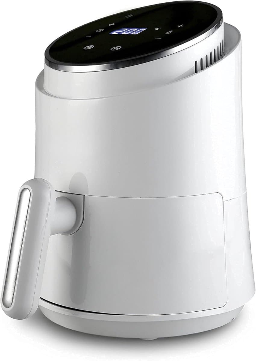 Aurixi® Mini airfryer - Airfryer - Airfryer klein - Wit - 30cm x 23cm x 31cm — afbeelding 1