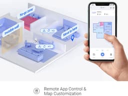 EZVIZ RE5 Robotstofzuiger met Dweilfunctie – 4000 Pa – LiDAR Navigatie – App Bediening – Tapijtdetectie – Werkt met Google Assistant & Alexa – Wit — thumbnail 9