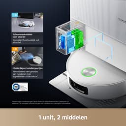 Aqua10 Ultra Roller Complete White - Robotstofzuiger met dweilfunctie – 30.000Pa Zuigkracht – AquaRoll™ & ThermoHub™ 100°C zelfreiniging – Tapijtveilig & slim Omnesight™ 2.0 navigatie – Voor harde vloeren & drempels — thumbnail 5