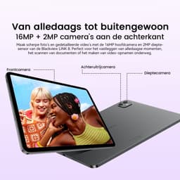 Blackview LINK 8 Tablet - Octa Core G100 Tablet - 12.7 Inch - 36 GB RAM + 256 GB ROM - Android 15 Tablet - Met Toetsenbord(QWERTY), Beschermhoes, Muis, Stylus - 8400 mAh - 90 Hz 2K FHD Scherm - Widevine L1 - 5G WiFi - Gezichtsherkenning - Zwart — thumbnail 3