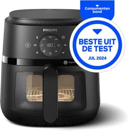 Philips 2000 Series Airfryer - NA220/00 - Kijkvenster - RapidAir - 4.2L - Tot 4 Personen - Zwart — thumbnail 12