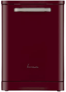 Fram FDW-VRR606BDE – Vrijstaand Vaatwasser – 12 Standen – 6 Wasprogramma’s – Retro Design – LED-Display – Halve Belading – AquaStop – 5 Jaar Garantie – Bourgondisch Rood — thumbnail 1