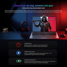 Blackview GamiBook 8 Gaming Laptop - 16 inch Full HD - 32 GB RAM - 1 TB SSD - AMD Ryzen™ 7 7735HS - Tot 4,75 GHz - WiFi 6 - Windows 11 Pro Notebook - UHD Graphics - Grijs — thumbnail 4