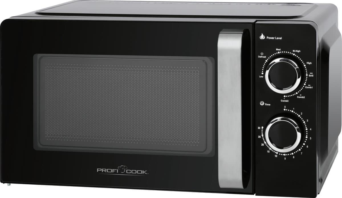 ProfiCook MWG 1208 - Magnetron met Grill - 17L - zwart — afbeelding 1