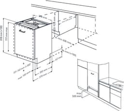 Beko BDIT38532 - CornerIntense - Inbouwvaatwasser — thumbnail 2