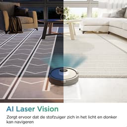 Shark AI Laser Robotstofzuiger - Automatisch Laadstation - Krachtig Tegen Huisdierharen - Mobiele App - Zakloos - RV2001EU — thumbnail 3
