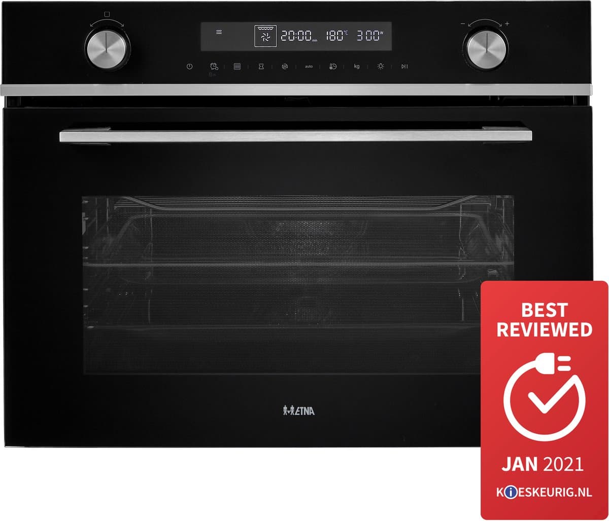 ETNA CM450ZT - 50 liter - oven met magnetronfunctie - LED verlichting - Kindererslot - Klapdeur - Draaiknoppen en tiptoetsen - 24 uurs tijdsaanduiding — afbeelding 1