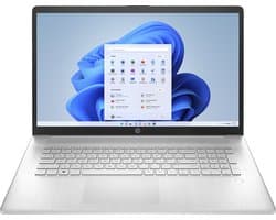 HP 17-cp1275nd AMD Ryzen™ 5 5625U Laptop 43,9 cm (17.3") Full HD 8 GB DDR4-SDRAM 512 GB SSD Wi-Fi 5 (802.11ac) Windows 11 Home Zilver