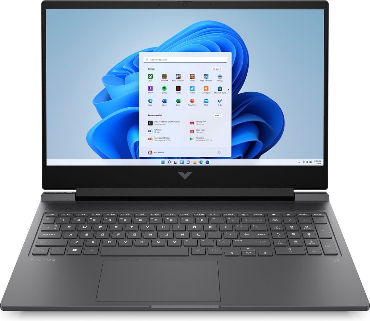 HP Victus 16-r0355nd - Gaming Laptop - 16.1 inch - 144 Hz — afbeelding 1