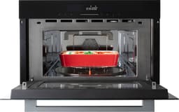 Inventum IMC3834GT - Inbouw combi-oven - Hetelucht - Magnetron - Grill - 34 liter - 38 cm hoog - Tot 220 graden - Zwart/RVS — thumbnail 3