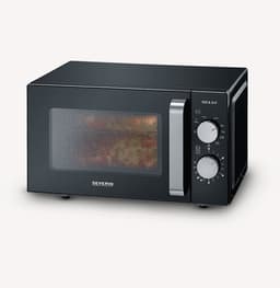 Severin MW 7762 2 Magnetron met Grill – Innovatieve vlakke glazen bodem - Koken op Twee Niveaus - 33% meer inhoud - 20 Liter - Zwart — thumbnail 14