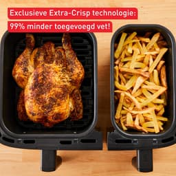 Tefal Easy Fry Dual XXL & Grill EY905B - Dubbele Airfryer - 8.3L - Dubbele Mand - Grillfunctie - XXL Capaciteit — thumbnail 9