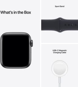 Apple Watch SE 2021 - Smartwatch heren en dames - 44mm - Spacegrijs — thumbnail 7