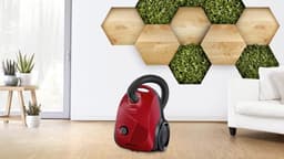 Bosch BGBS2RD1H Serie 2 - Stofzuiger met zak - Microfilter - Extra parketborstel - Rood — thumbnail 8