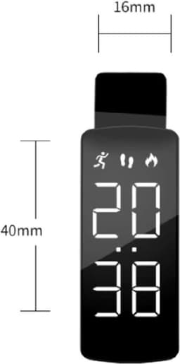 West Watches Model Jungle Activity Tracker Stappenteller Tieners - Smartband - Sporthorloge - Graffiti — thumbnail 5