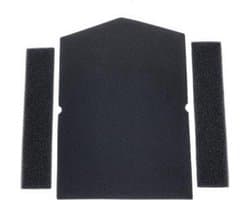 Somstyle Schuim Filter Set Geschikt voor Miele Wasdroger - 3 Stuks - Droger Accessoires - Schuimfilter - Zwart