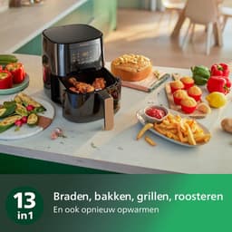 Philips Airfryer 5000-Serie L - 4,1L - 13-in-1 Airfryer met Wifi (zilveren handvat) — thumbnail 6
