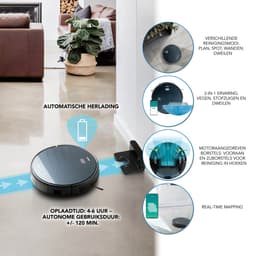 DOMO DO7296S Robotstofzuiger - met dweilsysteem en app — thumbnail 18