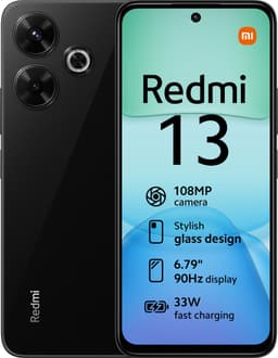 Xiaomi Redmi 13 - 6GB/128GB - Midnight Zwart — thumbnail 1