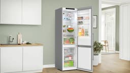 Bosch KGN39VLCT - Serie 4 - Koelvriescombinatie - RVS - Energielabel C - Total No Frost - nooit meer ontdooien - Zeer stil - VitaFresh XXL 0°C: houd etenswaren langer vers met extra ruime vershoudlades — thumbnail 6