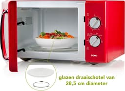 Domo DO2925 - Solo Magnetron - Retro - Rood — thumbnail 4