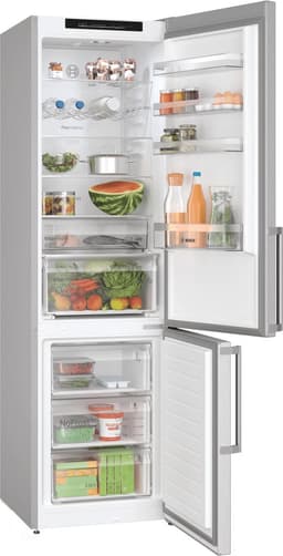 Bosch KGN39VLCT - Serie 4 - Koelvriescombinatie - RVS - Energielabel C - Total No Frost - nooit meer ontdooien - Zeer stil - VitaFresh XXL 0°C: houd etenswaren langer vers met extra ruime vershoudlades — thumbnail 3
