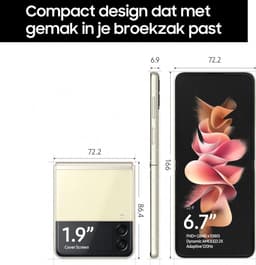 Samsung Galaxy Z Flip3 5G - 128GB - Cream — thumbnail 20