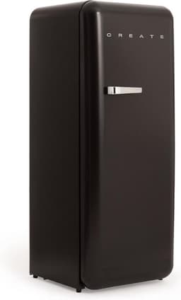 CREATE - Koelkast in retrostijl - Zwart - Handvat Zilver - FRIDGE RETRO 281L — thumbnail 5