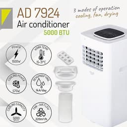Mobiele Airco 5.000 BTU AD 7924 Adler — thumbnail 3